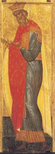 Св. равноап. Владимир. Икона. Новгород, 1-я треть XV века.