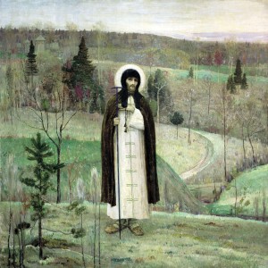 Святой Сергий Радонежский. (худ. М. Нестеров, 1891-1899)