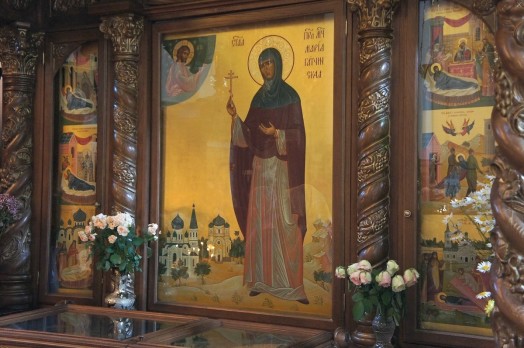 Рака с мощами святой Марии Гатчинской в Павловском соборе г. Гатчины (автор Елена Павлова)